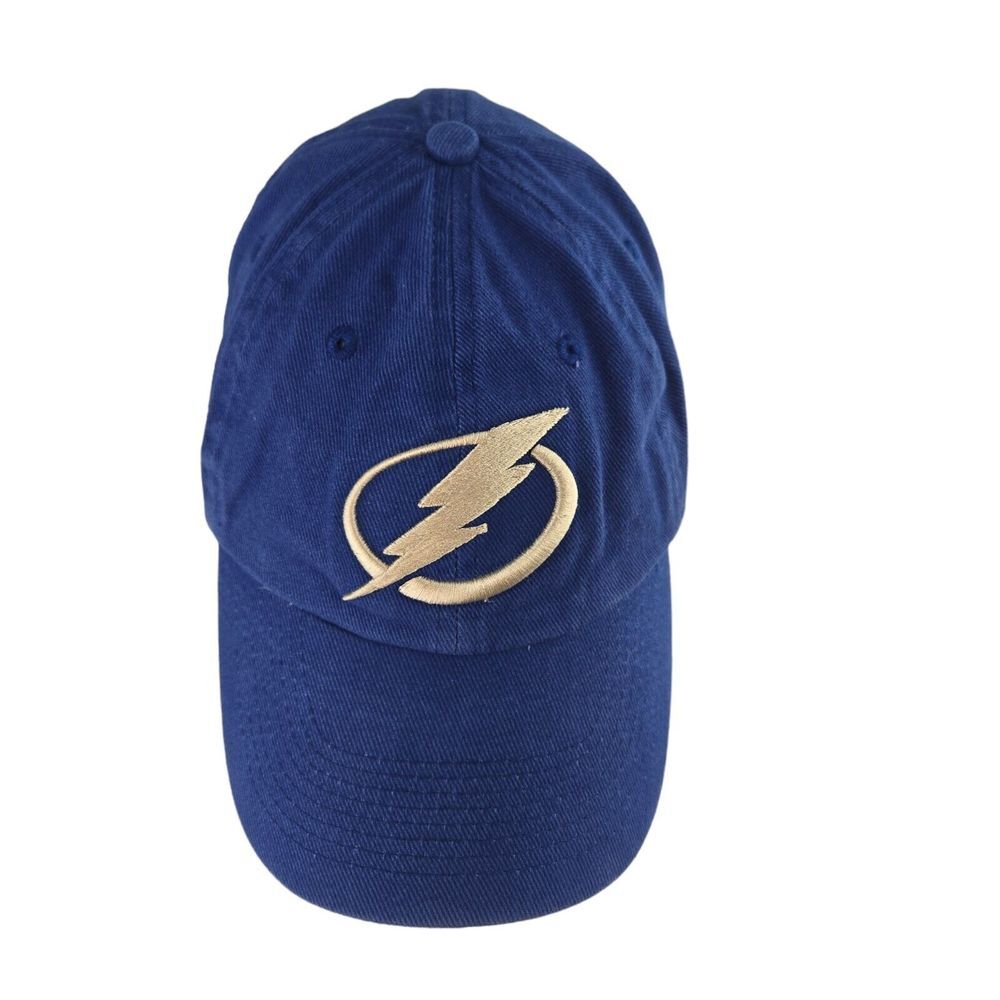 Old Time Hockey NHL Tampa Bay Lightning Blue One‎ Size Adjustable Baseball Cap